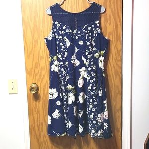 Nave fit and flare dress